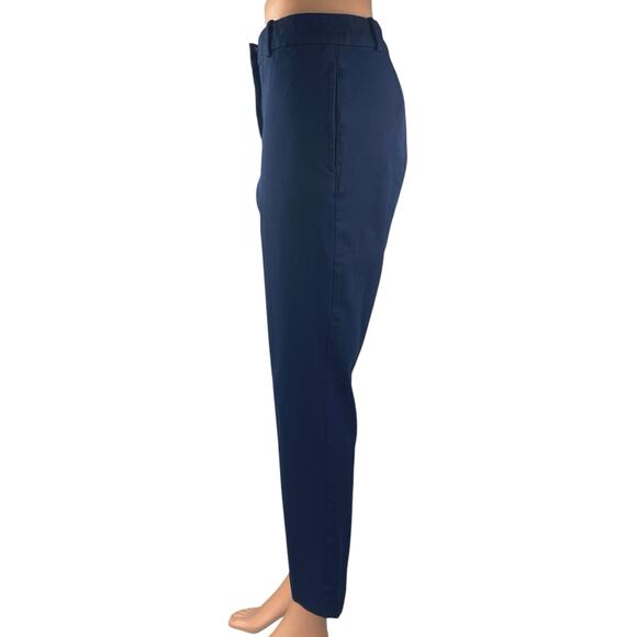 1. State Women's Blue Straight Skinny High Waist Trousers Chino Dress Pants 6 - Picture 2 of 5